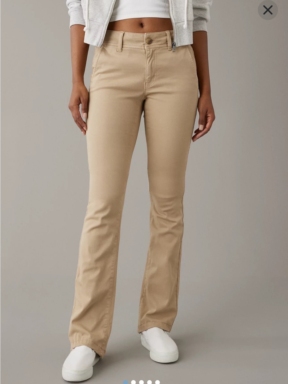 American Eagle Outfitters Bootcut Khaki Pants